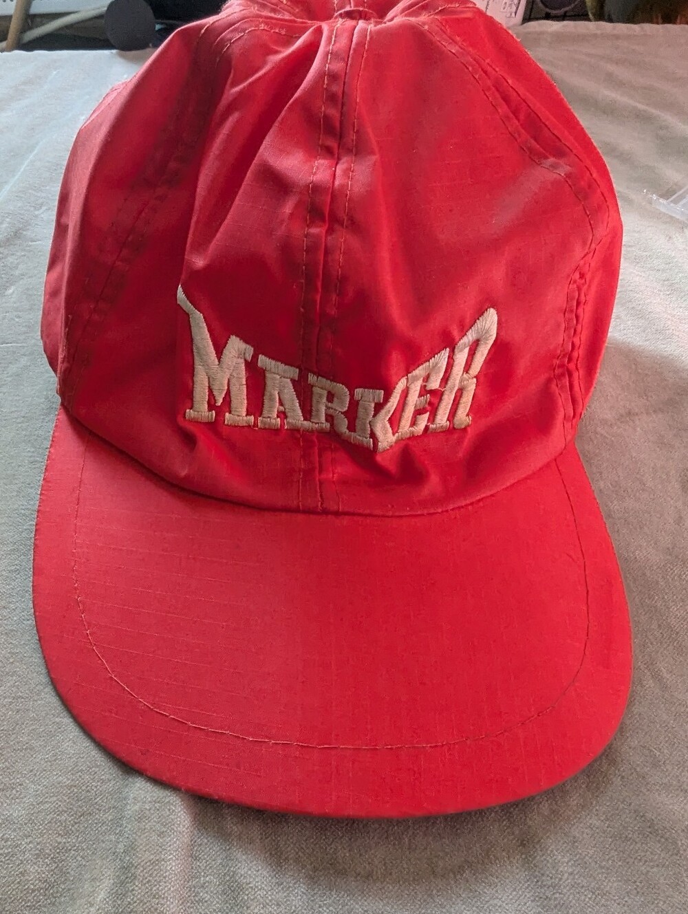 Vintage 80s Marker Ski Snapback Nylon Hat
